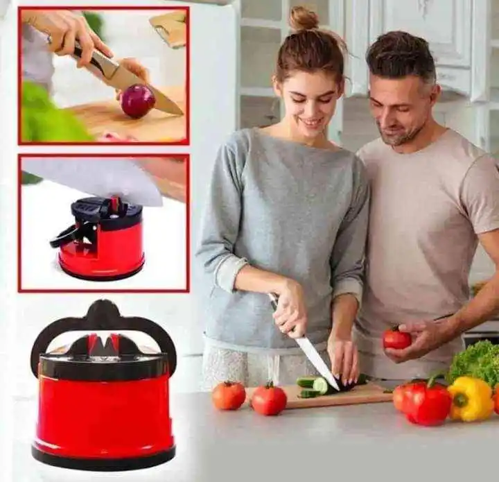 Mini Knife Sharpener with Smart Suction Pad