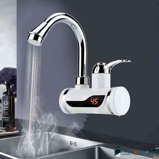 Electric instant hot water tap