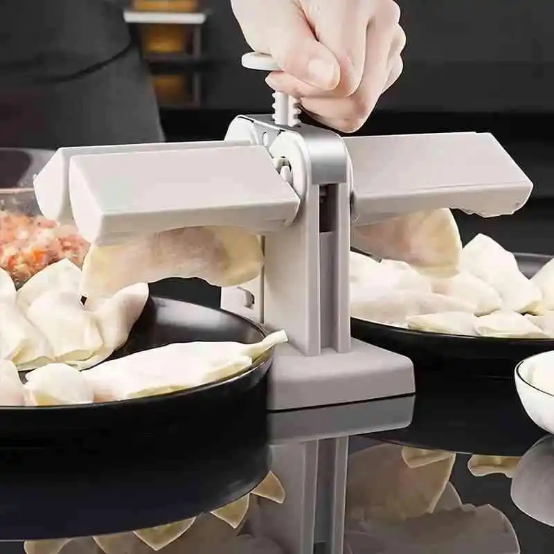 Household Double Head Automatic Dumpling Maker Mold