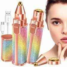 BLAWLESS Rechargeable 2 in 1 Eyebrow Trimmer and Facial Hair remover Trimmer