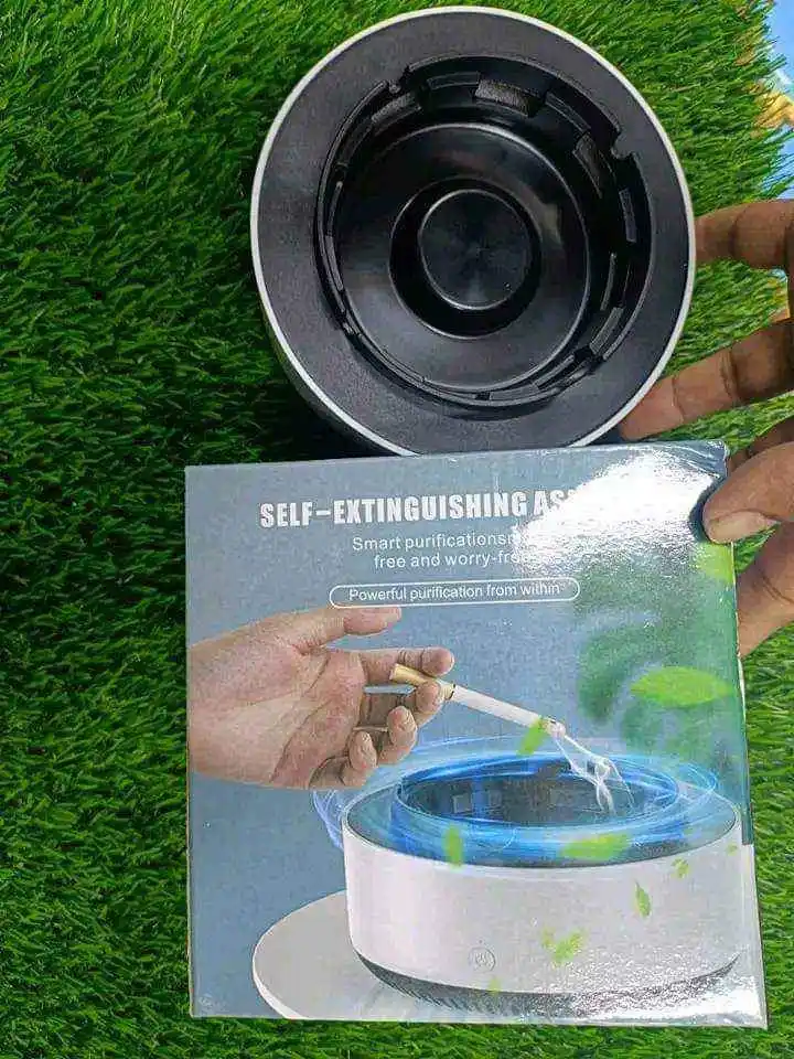 Portable Anion Air Purifier Ashtray: Practical Automatic Smoke Extraction