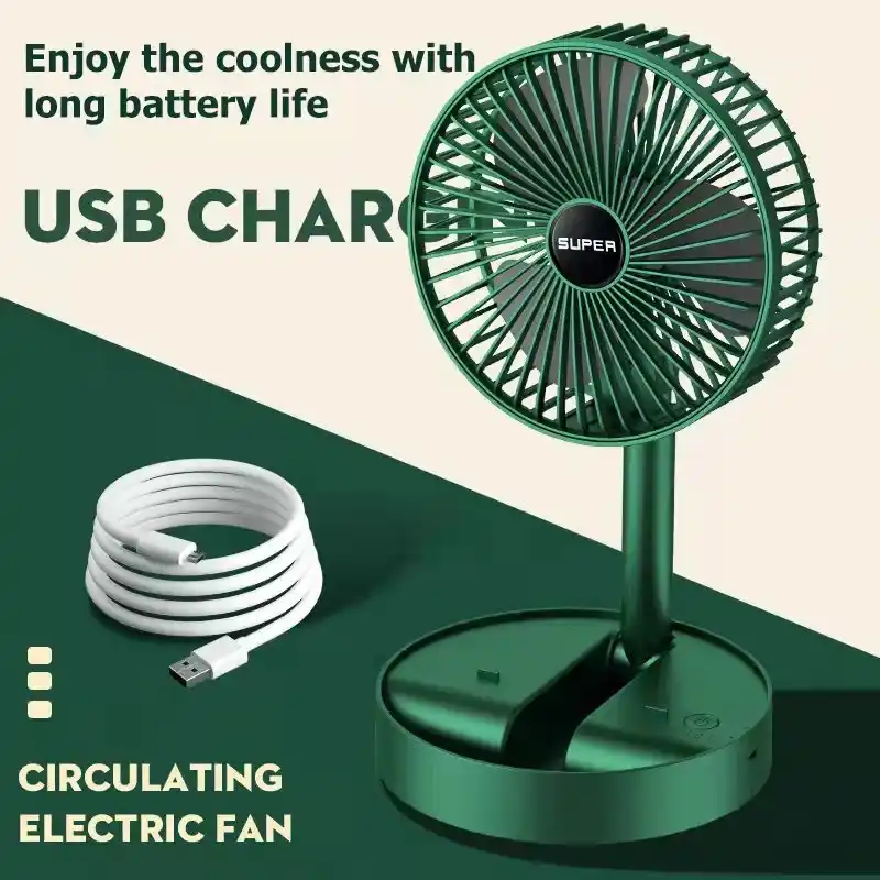 Folding Storage Net Red Fan