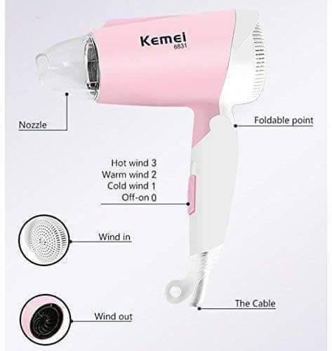 km-6831 hair dryer