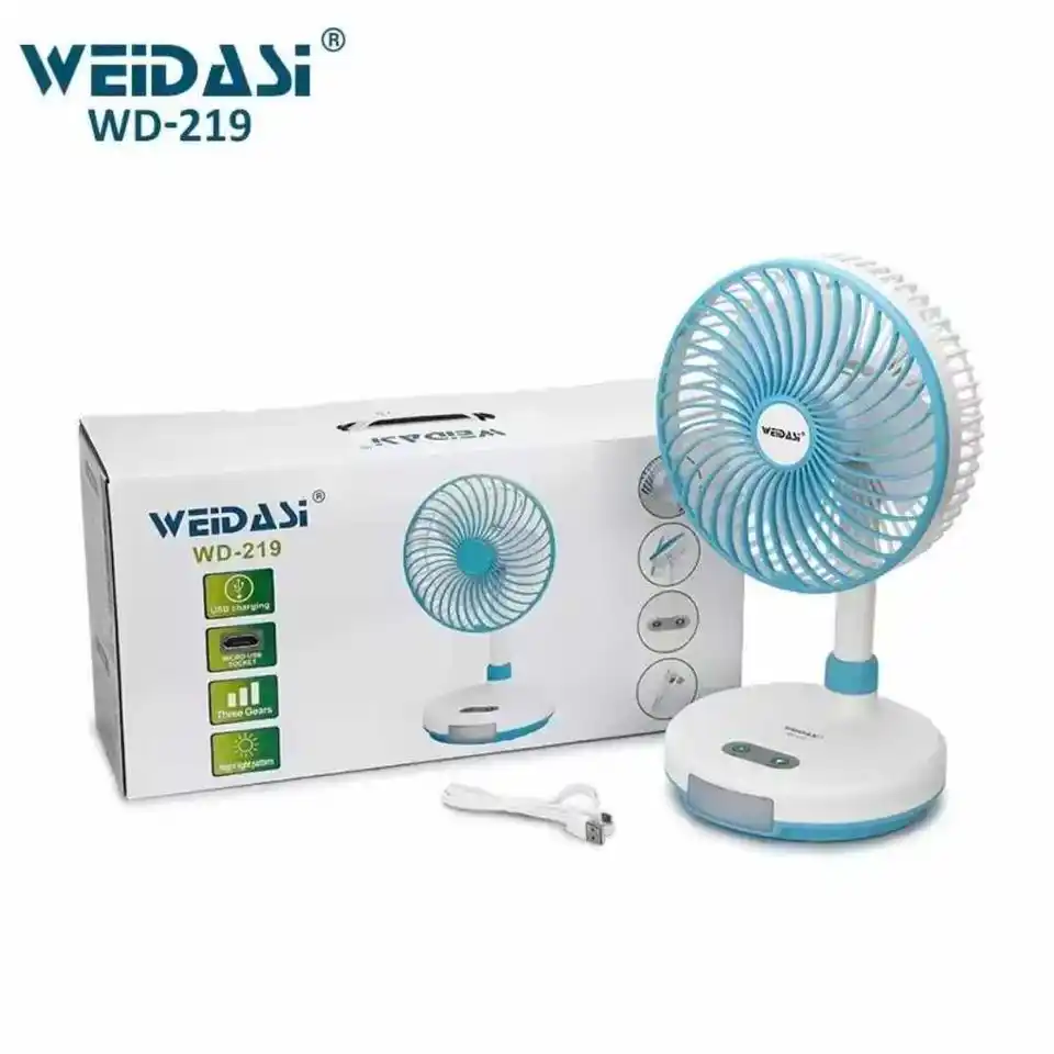 Weidasi WD-219 Portable rechargble Fan