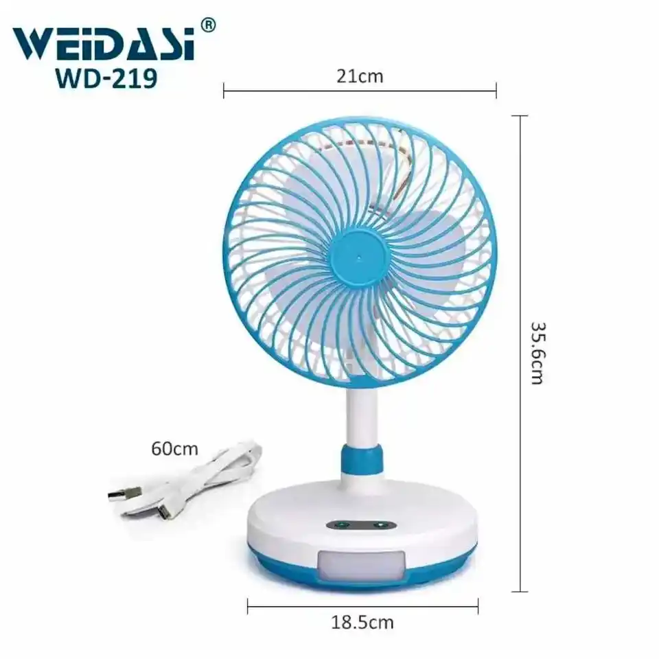 Weidasi WD-219 Portable rechargble Fan