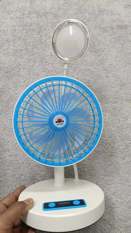 JR 2020 Rechargble fan With Led light