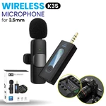 K35 single wireless microphone 100% authentic for smartphone, DSLR Camera,And Speakers
