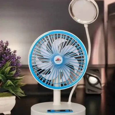 JR 2022 Rechargble fan With Led light