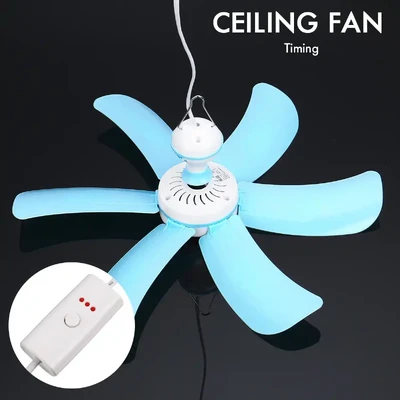 Mini portable ceiling fan 17”